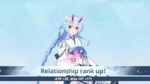 how to increase relationship ranks in blue archive