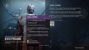 Destiny 2 How to Complete Final Dawn - Rasputin in Tower.