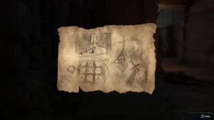 How to Find and Use the Mysterious Treasure Map in Hogwarts Legacy  - map inspection.