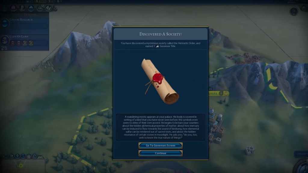 Como ingressar em uma sociedade secreta no Civ 6