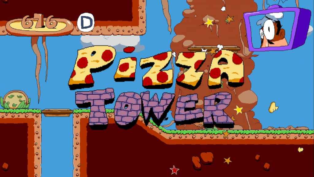 Logotipo da torre de pizza