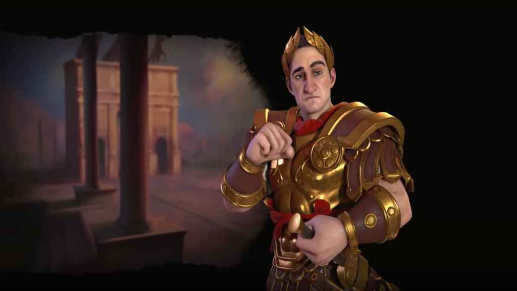 Júlio César em Civ VI |  Imagem por Firaxis Games