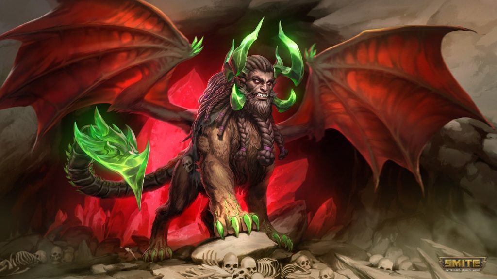 Arte conceitual de Martichoras The Manticore King