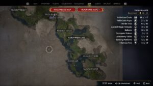 How to Reach South of World Map in Hogwarts Legacy - South of map.