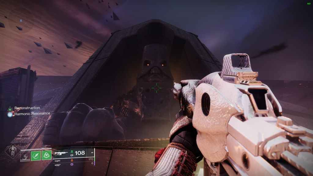 Onde encontrar a figura de ação Typhon Imperator na imagem em destaque de Destiny 2