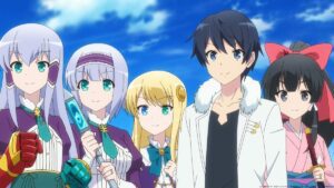 Crunchyroll adiciona mais 3 versões dubladas da temporada de anime 'Em outro mundo com meu smartphone 2'