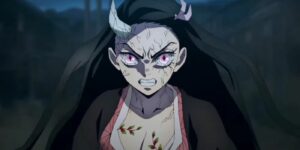 Demon Slayer's Nezuko prepares to attack