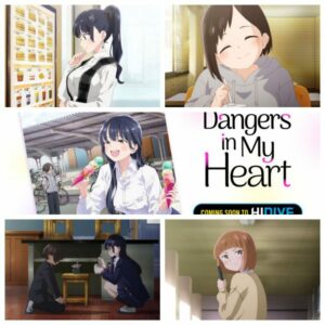 HIDIVE adiciona o terceiro trailer legendado do anime 'The Dangers in My Heart'