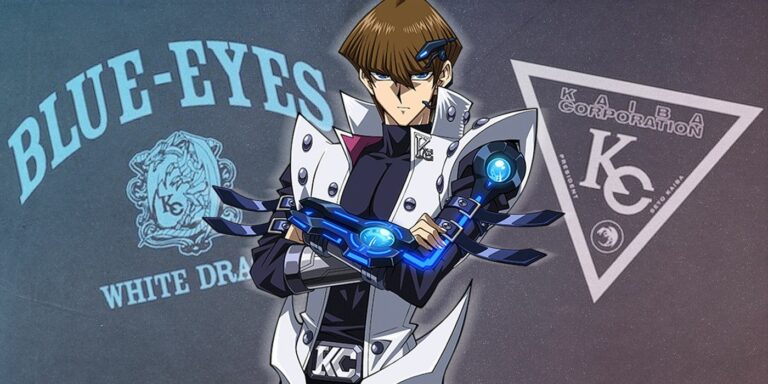 Seto Kaiba and Yu-Gi-Oh!-themed fashioned goods