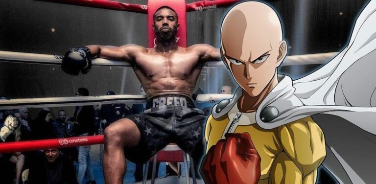 Michael B. Jordan conhece artista de One-Punch Man