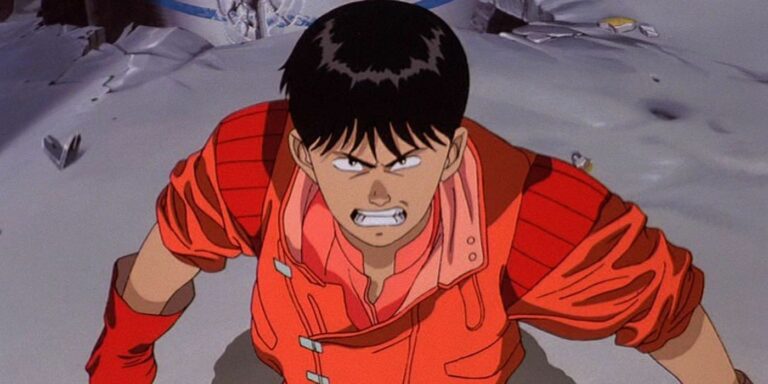 Shotaro Kaneda from the classic anime movie Akira angry.