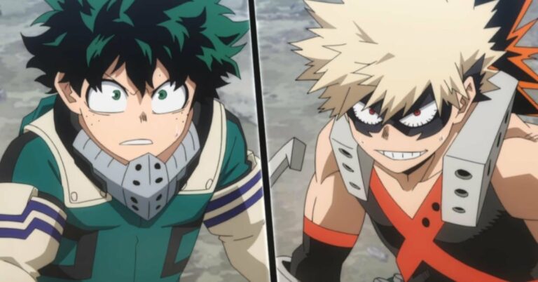 Estrelas de My Hero Academia recriam esboço infame de Izuku e Katsuki