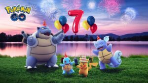 Pokemon Go 7th Anniversary Squirtle