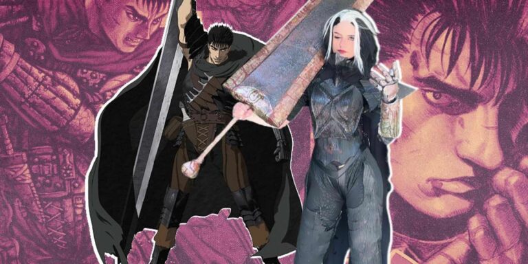 Guts trocados de gênero se preparam no cosplay de Killer Berserk