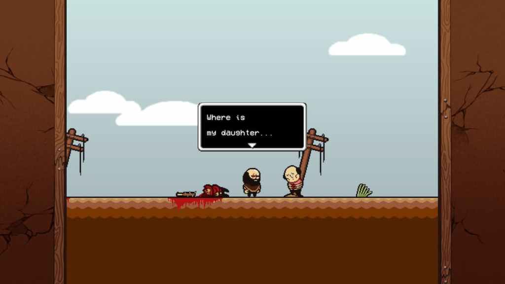 Brad matando Rick em LISA The Painful