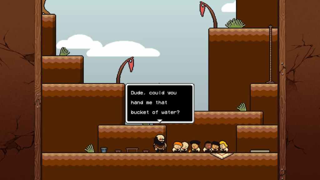 Órfãos e zelador em LISA The Painful