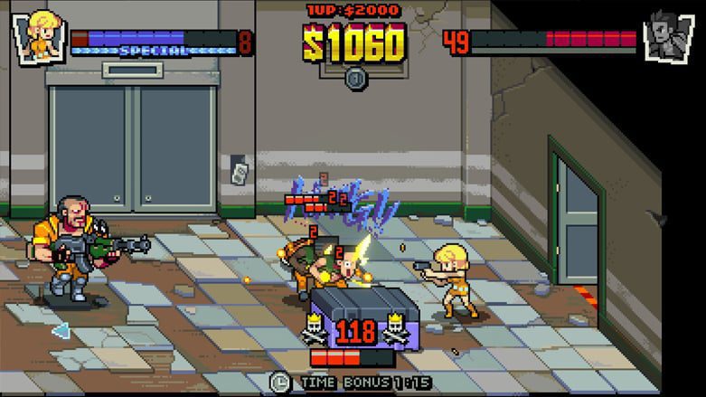 Double Dragon Gaiden Ascensão Dos Dragões Luta Contra O Chefe Da Metralhadora