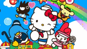 Hora de uma festa de quebra-cabeças com o sexto aniversário dos Amigos da Hello Kitty