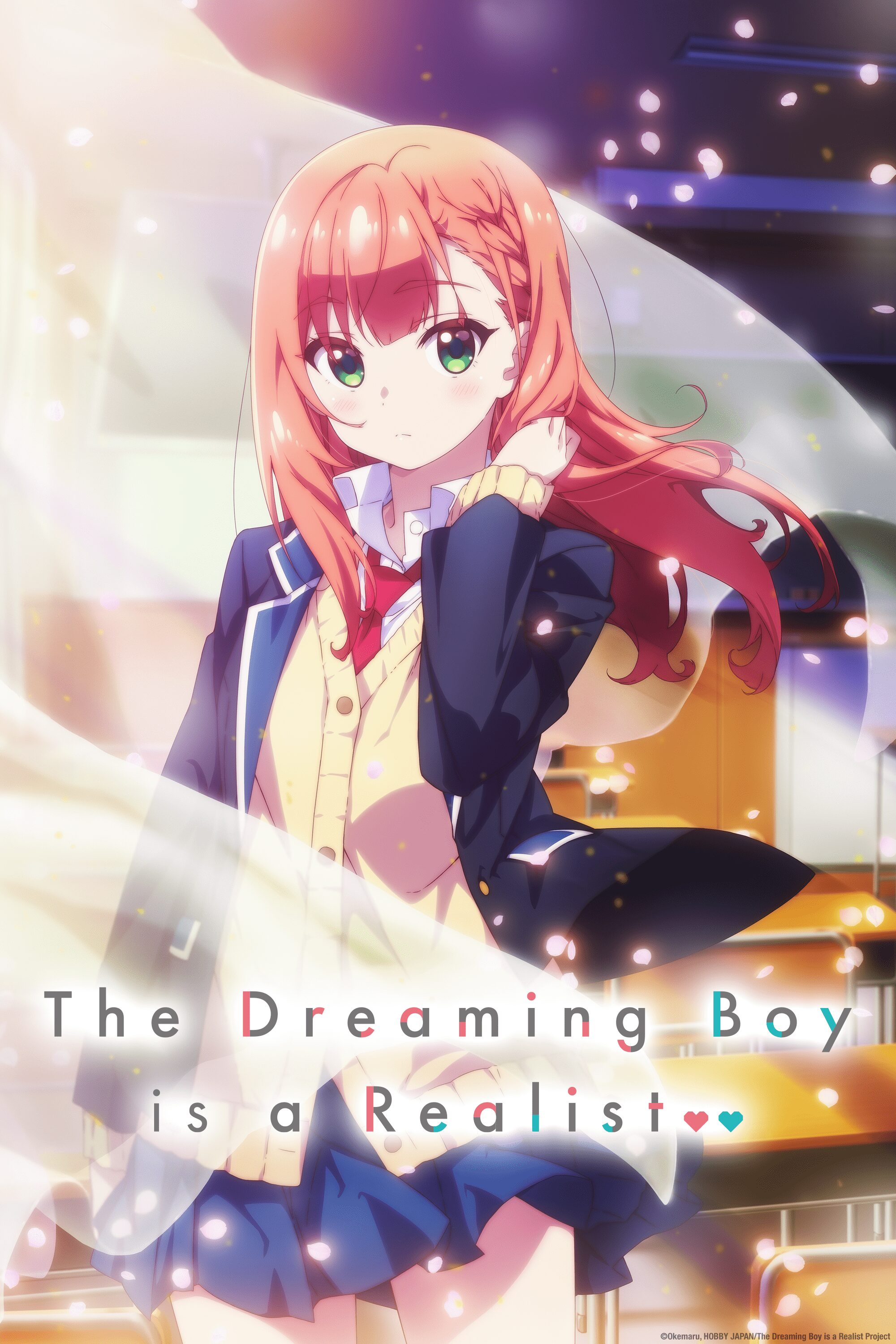 Aika Natsukawa do pôster promocional de The Dreaming Boy Is a Realist