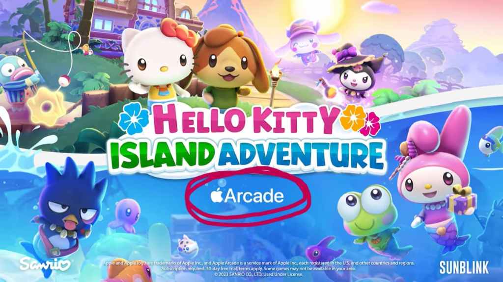 Ilustração Do Trailer Hello Kitty Island