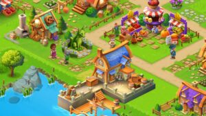 Chill Sim Kingdoms: Merge & Build chega ao Apple Arcade no próximo mês