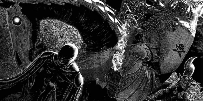 O Espadachim Negro de Berserk e o Cavaleiro Caveira Sobrevivem ao Eclipse em Novos Colecionáveis