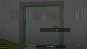 A screenshot of a metal door in Unturned