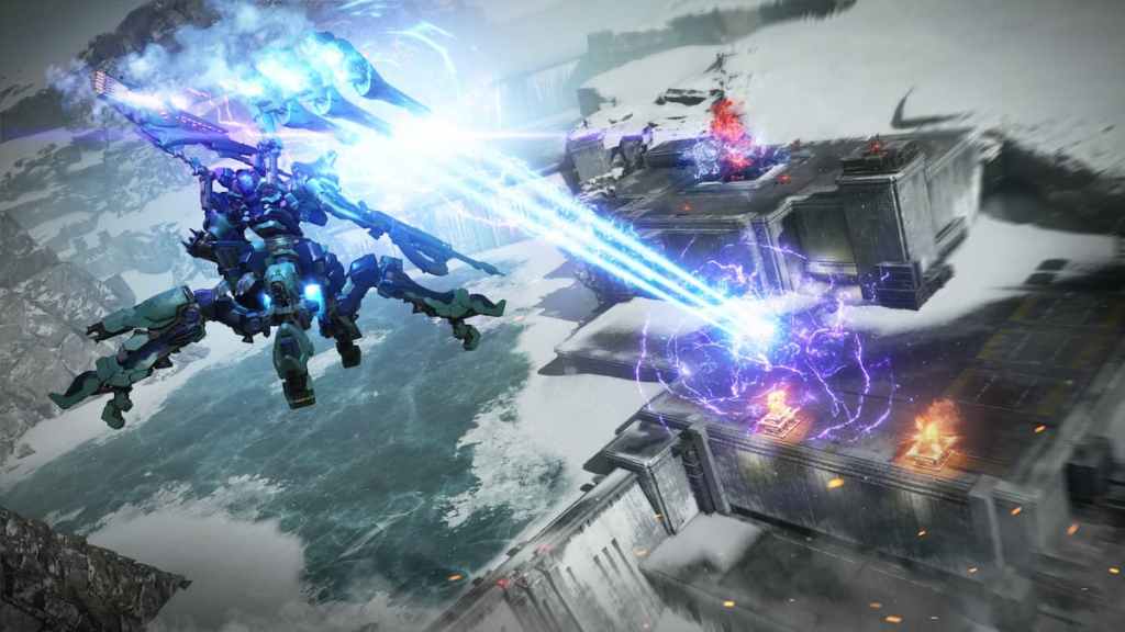 Onde encontrar o baú de coisas efêmeras na artilharia a laser Armored Core 6