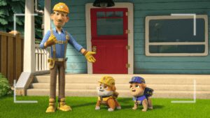 Drew Scott, da Property Brothers, como ator convidado no spinoff da Patrulha Canina, Rubble & Crew