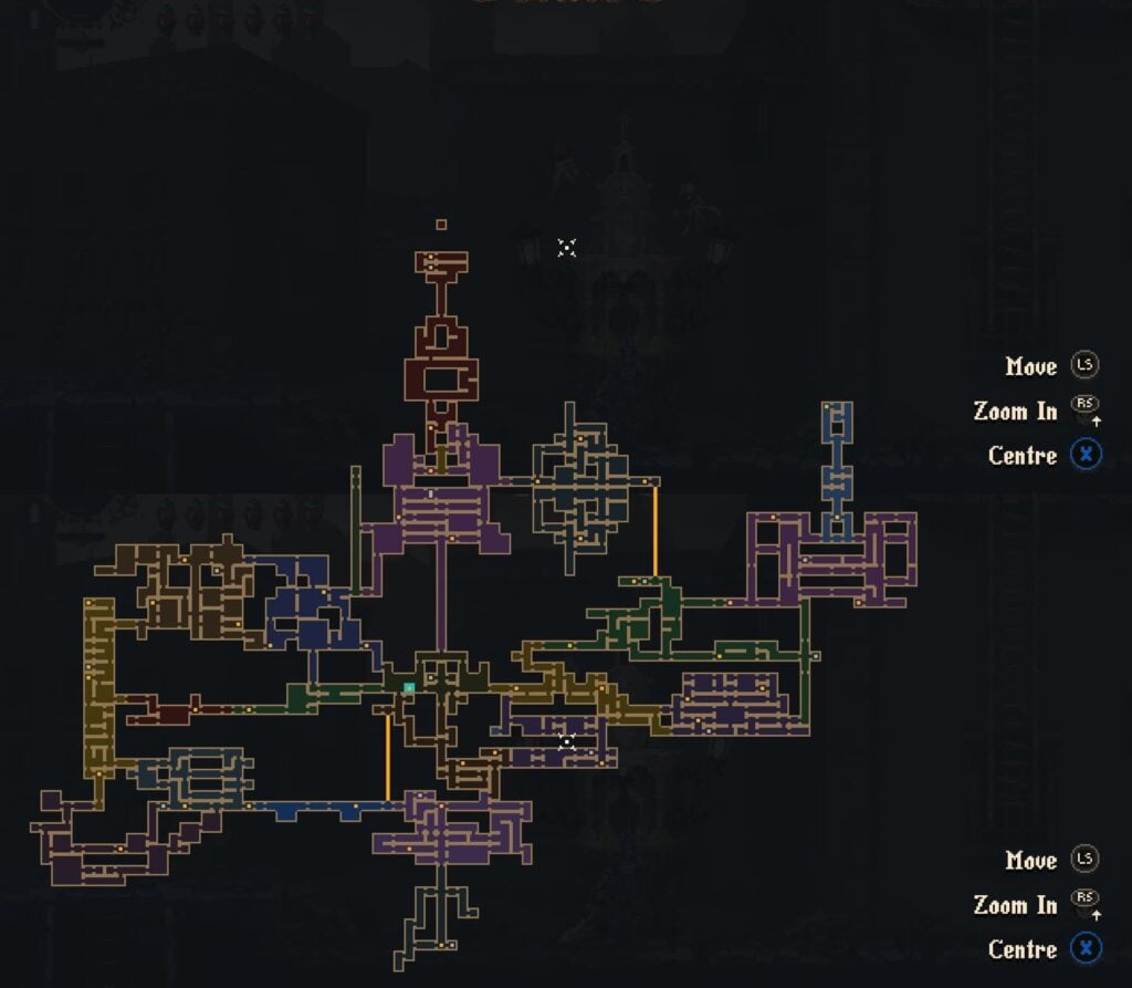 Mapa completo de Blasphemous 2