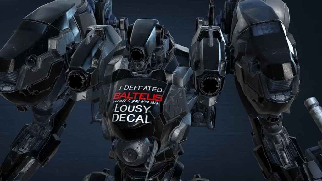 Os melhores decalques personalizados da comunidade Armored Core 6