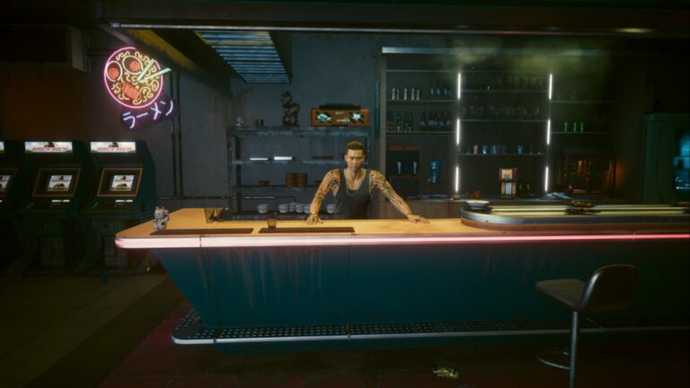 Cyberpunk 2077 Food Shop