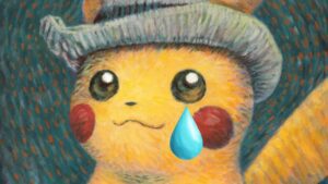 Scalpers têm um enredo desagradável para os produtos da exposição Pokémon Van Gogh