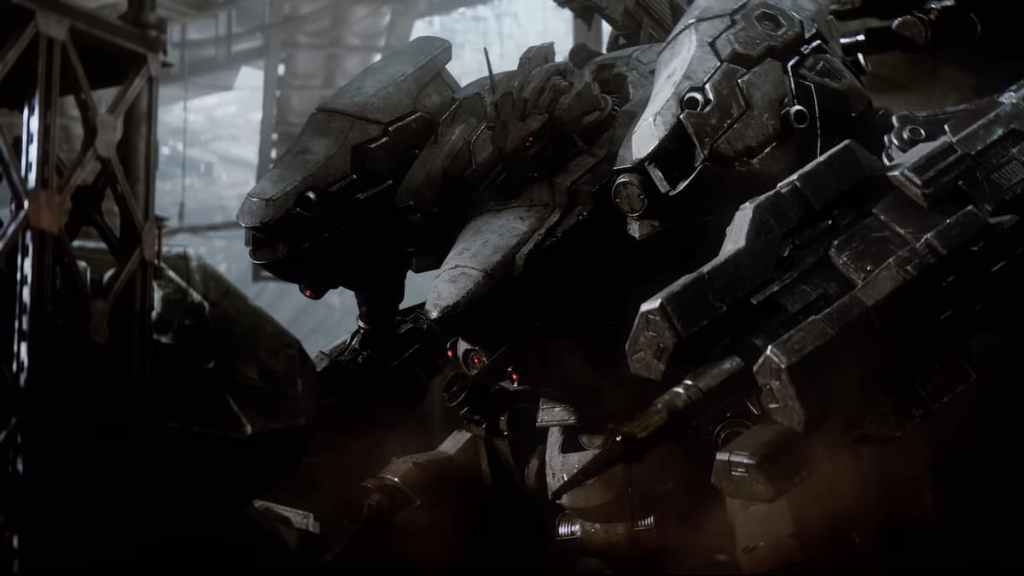 Como usar o Pile Bunker na imagem em destaque do Armored Core 6