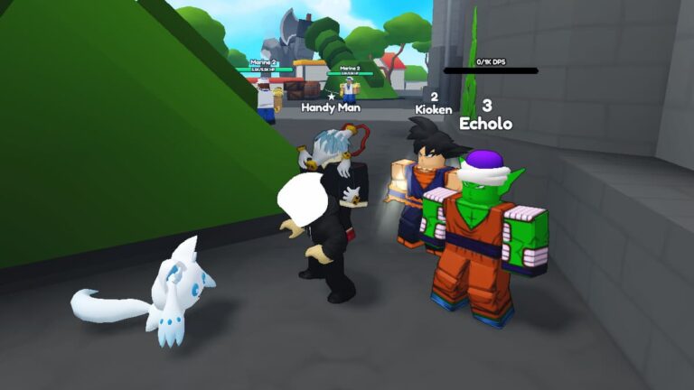 Anime Champions Simulator Spirits In Front Of Four Robloxians