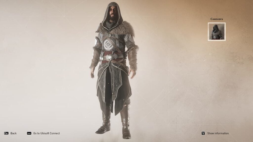 Traje de Assassins Creed Mirage Ezio Revelations