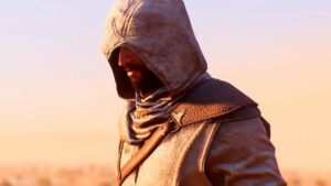 Assassins Creed Mirage Basim Overlooking City In Outfit