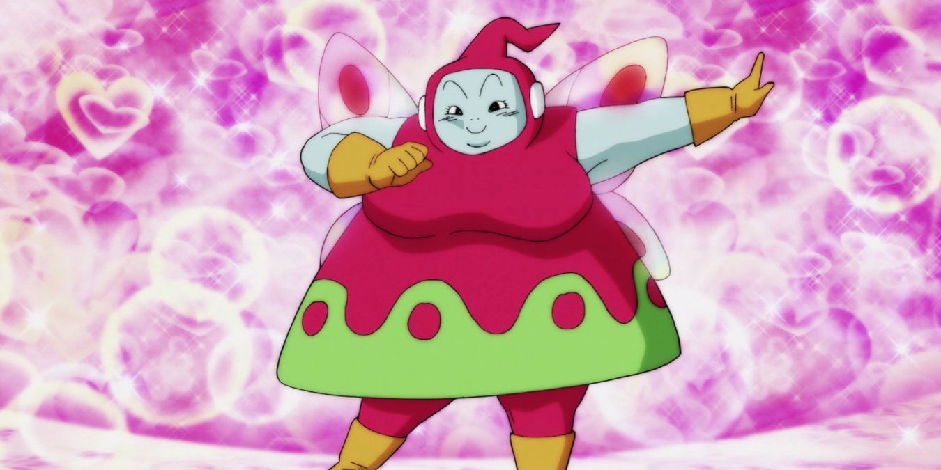 Ribrianne, depois de completar sua transformação Super Ribrianne, em Dragon Ball Super