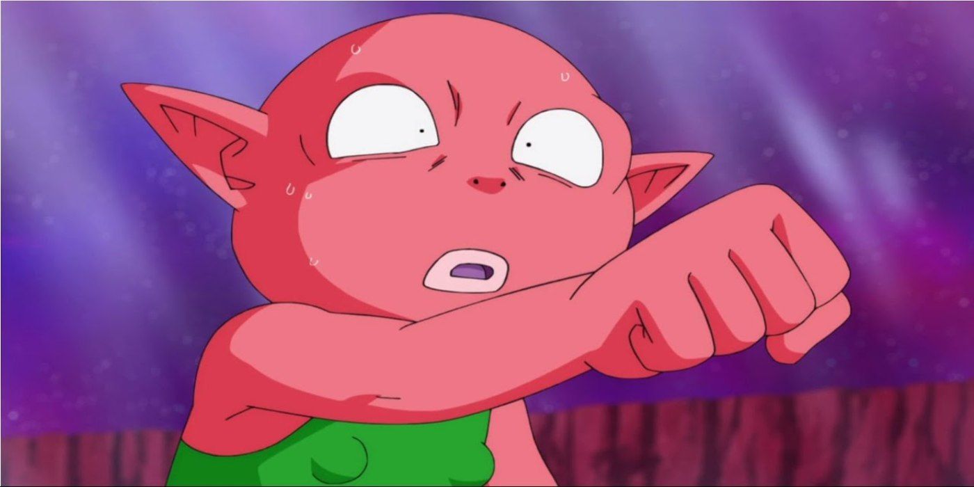 Monaka dá um soco e fica chocada em Dragon Ball Super