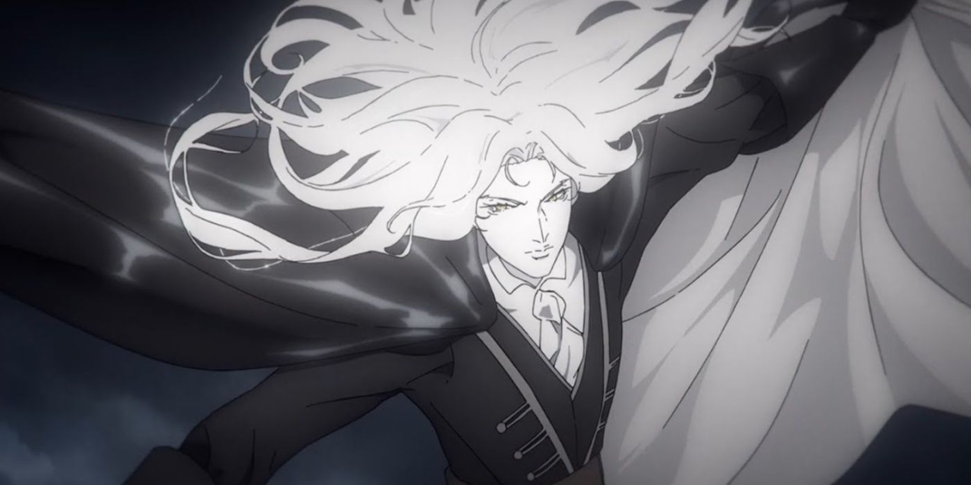 Alucard fazendo sua última aparição em Castlevania: Nocturne.