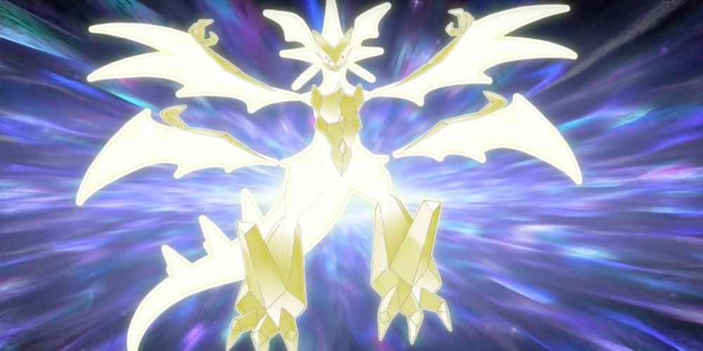 Ultra Necrozma brilhando em Pokémon