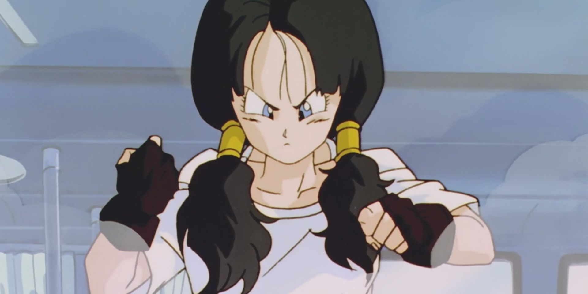 Videl se prepara para a batalha em Dragon Ball Z