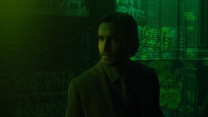 Alan Wake 2 Man In Green Neon