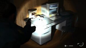 Alan Wake 2 Witchfinders Station Computer Desk