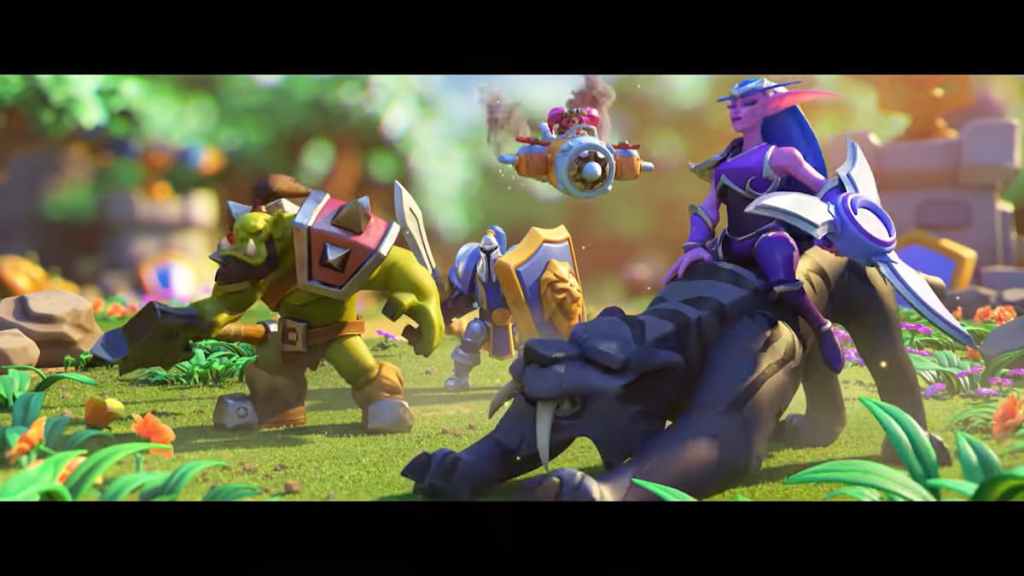 Minis em Warcraft Rumble