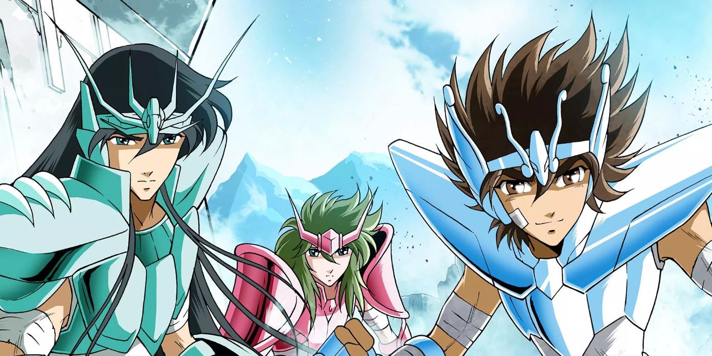 Os Cavaleiros da história em quadrinhos Saint Seiya - Time Odyssey de Jerome Alquie.