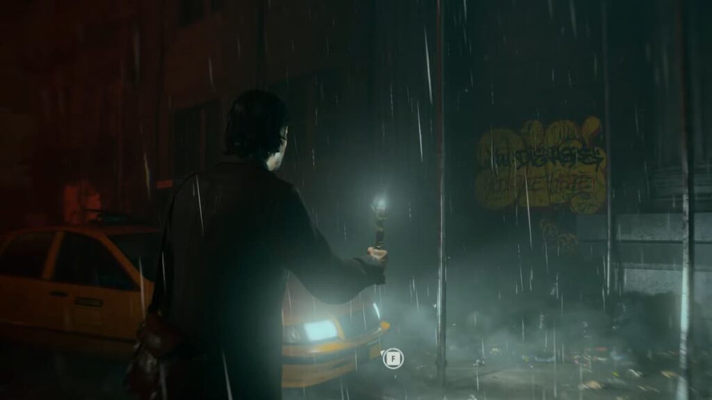 Alan Wake 2 Táxi Luz