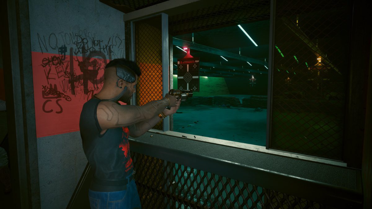 Alcance de armas Cyberpunk 2077