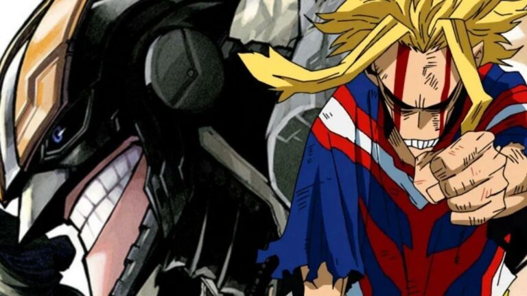 My Hero Academia revela primeiros rascunhos de Armored All Might