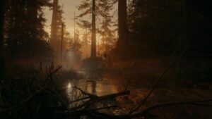 Alan Wake 2 Spooky Forest With Water